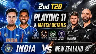 IND Vs NZ 2nd T20 Match Details & Playing 11 | Compression| Analysis| Match Preview | Head To Head 