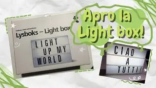 Umboxing led letter light 💡📦 | Flying Tiger🛍️