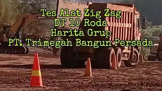 Tes Alat Dump Truck 10 Roda PT Trimegah Bangun Persada Ground Tes Lapangan DT 10 Bola PT Harita Grup