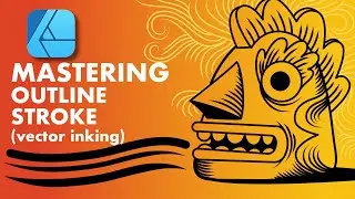 Affinity Designer - Indonesia: Memahami  Vector Inking dengan Outline Stroke (pencil+pen tool)