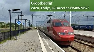 Dagje buiten: Eurostar e320, Thalys, IC Direct en NMBS MS75