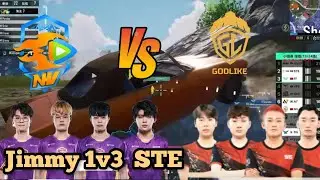 NOVA ESPORTS VS Godlike Stalwart Fight PMGC 2022 NV Jimmy 1v3 GodlxSTE 🔥😲😱