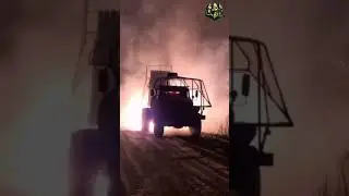 Расчет РСЗО БМ-21 &laquo;Град&raquo; Тульских десантников