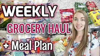 WEEKLY GROCERY HAUL WITH MEAL PLAN | WALMART GROCERY HAUL ON A BUDGET | LivingThatMamaLife