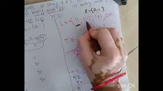 Design DFA for a language of string 0 & 1 that ending with 11.