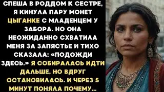 Остановись!  — сказала цыганка и схватила м