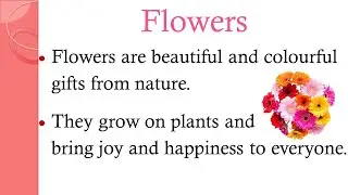 Essay on Flowers | 20 Lines on Flowers #essay #easytolearnandwrite #flower #flowers #englishessay#yt