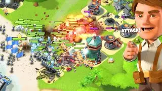 WARRIOR AND RIFLEMAN RUSH IN BOOM BEACH