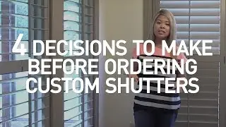 Plantation Shutters | Options Considerations for Custom Interior Shutters