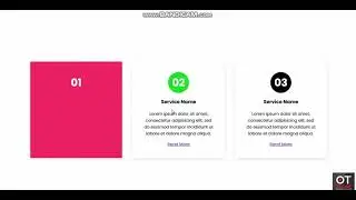 Our Services Box Hover Effects | Html CSS Responsive Design