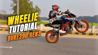 How To Do Wheelie On Duke390 Gen3 ft.Harish | Wheelie Tutorial🔥