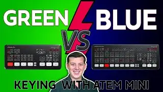 ATEM Mini: зелёный экран против синего экрана: хромакей | Корпоративные трансляции