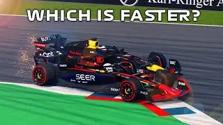 2024 VS 2025 - Comparison Hotlap In Formula Apex