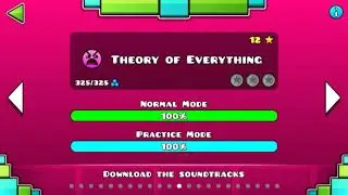 Theory of Everything ALL COINS - Geometry Dash