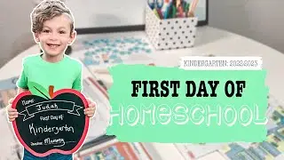 FIRST DAY OF HOMESCHOOL // DITL 2022 // HOBBY LOBBY HAUL
