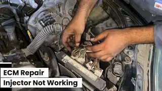 How To Solve This Problem In Fuel Injector No Pulse Fix it #ECM #engine #missing 