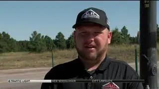 Temporary traffic lights in place on Highway 83