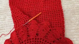 Crochet middy dress step by step/how to crochet for beginners/crosia design