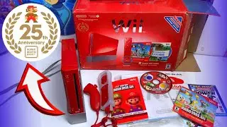 BORA TESTAR... NINTENDO Wii VERMELHO ESPECIAL 25 ANOS DE SUPER MARIO BROS