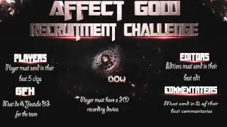 New AffectGoW Recruitment Challenge