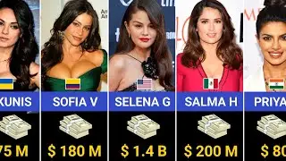 Top 100 Richest Hollywood Actress 2024