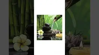 🎍 bamboo #nature #water #candle #flowers #stone #viral #comedy  #comedyshorts  #memes #funny #fun