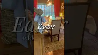 🐰✨✨ #easter #tablesetting #easterdecor