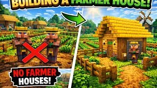 I Built a Farmer House Near My Farms 🌾🏡 | Minecraft Story #2