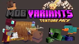 Insane Custom Mobs, Skins & Animations! | Mob Variants v4.0 Texture Pack [Minecraft Bedrock]
