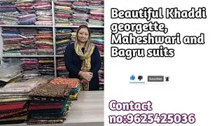 Beautiful Khaddi georgette, Maheshwari and Bagru suits || HARIHAR COLLECTIONS 