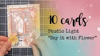 10 Cards – StudioLight – Say it with Flowers
