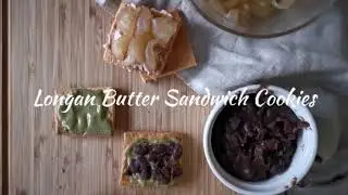 Japanese Butter Sandwich Cookies - Rum Longan and Italian Buttercream