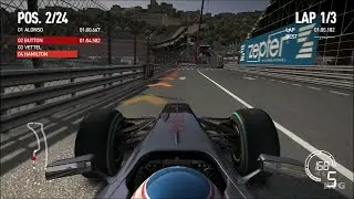 F1 2010 - Circuit de Monaco - Monte Carlo (Monaco Grand Prix) - Gameplay (PC HD) [1080p60FPS]