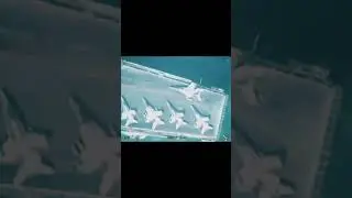 US navy strike group footage by irani drone
