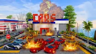 School Party Craft &ndash; SHOCKING Showroom Chaos! Luxury Cars Blast the Showroom & Rescue Team Arrives!