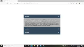 Accordion  by using only HTML and  CSS !