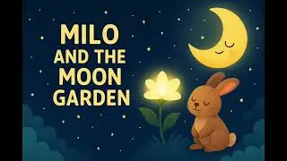 Milo and the Moon Garden 🌙 | Bedtime Story for Kids | The Sleepy Cloud