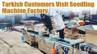 Turkish Clients Tour Our Seedling Machine Factory 🌱🏭 | Agriculture Machinery Insights#seedling