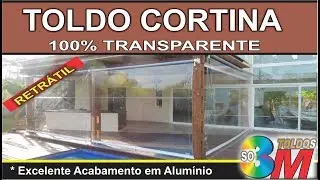 Toldo Cortina Retr&aacute;til Transparente