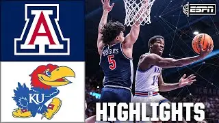 Arizona Wildcats vs. Kansas Jayhawks | Full Game Highlights | ESPN College Basketball
