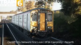 Cardiff City Network First Look | 2P34 Caerphilly - Penarth | Class 150 TFW | TSW 6