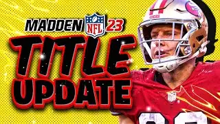 Madden NFL 23 Title Update Provides No Fix For Franchise!