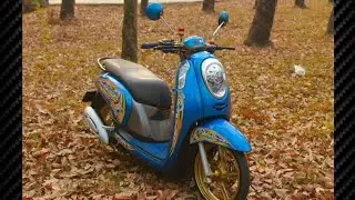 Pasang striping transparan di Scoopy BABYLOOK!!!