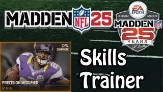 Madden 25 Demo (Skills Trainer) :-: Gold Precision Modifier Running (Tutorial)