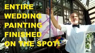 Entire Wedding Painting Finished On-the-Spot!
