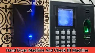 Hand Dryer Machine And Check IN Machine  ||Review Video's || Electric Product Best Quality 