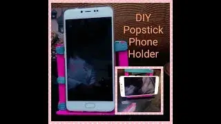 DIY POPSTICK PHONE HOLDER || Supervising shell || #makesomeeffort
