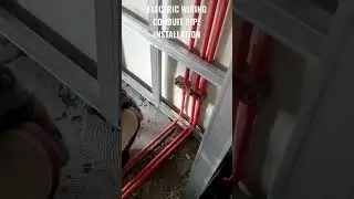 ELECTRIC WIRING CONDUIT PVC PIPE INSTALLATION / protect wires and keep you safe / It's cheap easy