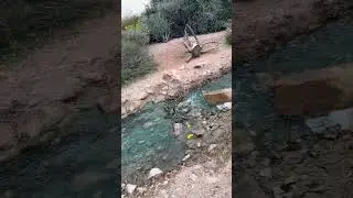 Ручей снова появился в заповеднике Riparian Preserve в городе Гилберт, штат Аризона.
