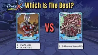 Ultraman Ace Card Vs Bloody Knight Card | DPS Test - Ragnarok X: Next Generation [ROX]